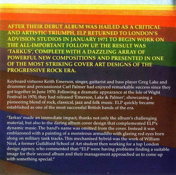 Emerson, Lake and Palmer Tarkus deluxe edition : Booklet 3